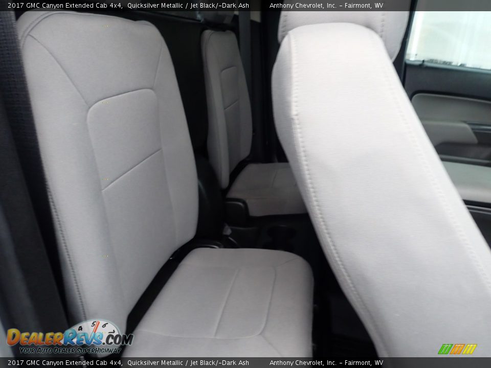 Rear Seat of 2017 GMC Canyon Extended Cab 4x4 Photo #5