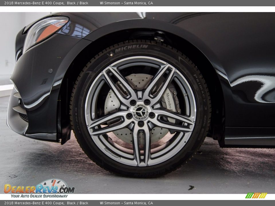 2018 Mercedes-Benz E 400 Coupe Black / Black Photo #9