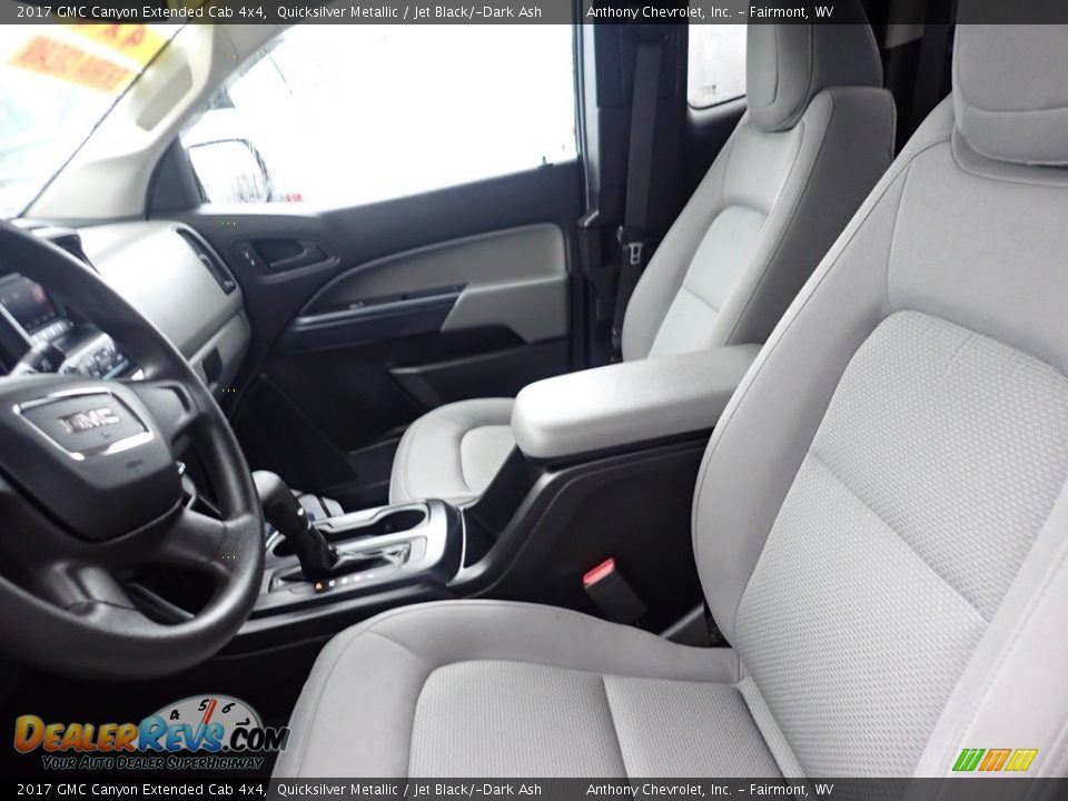 Jet Black/­Dark Ash Interior - 2017 GMC Canyon Extended Cab 4x4 Photo #11