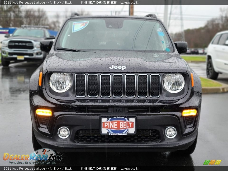 2021 Jeep Renegade Latitude 4x4 Black / Black Photo #3
