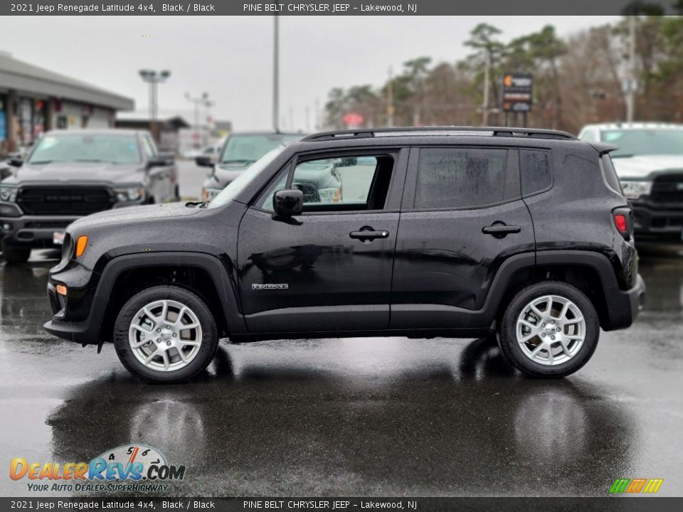 2021 Jeep Renegade Latitude 4x4 Black / Black Photo #4