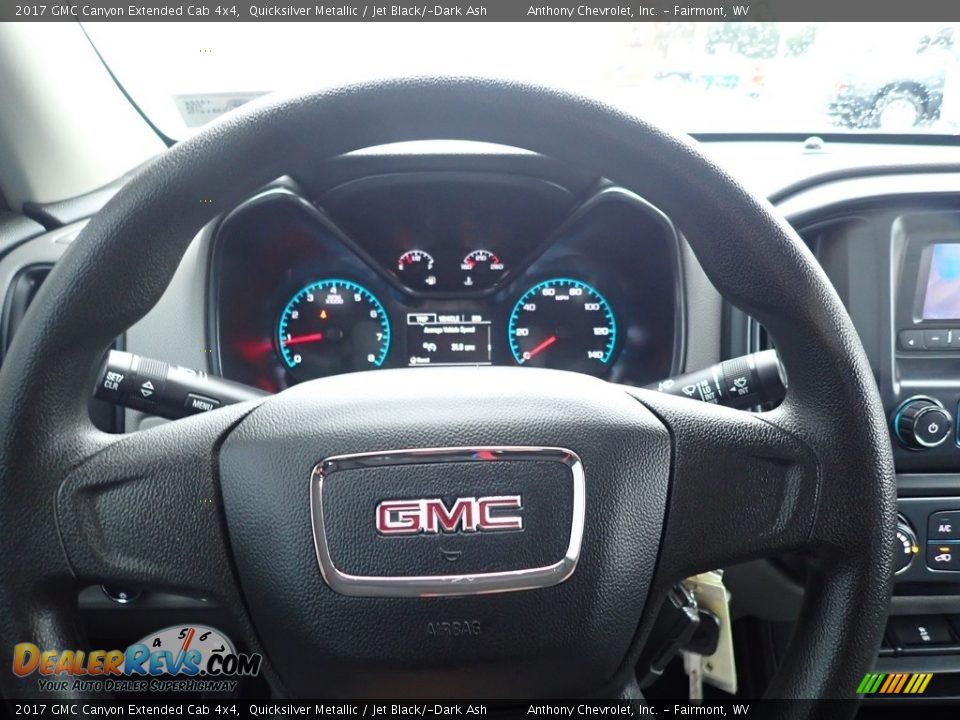 2017 GMC Canyon Extended Cab 4x4 Steering Wheel Photo #17
