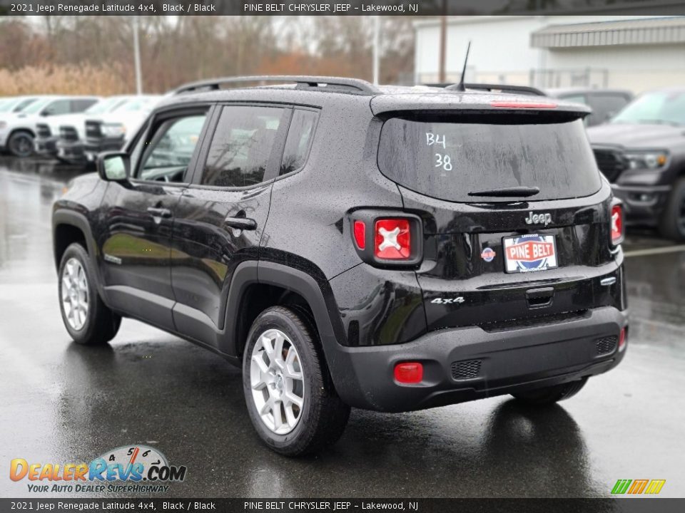2021 Jeep Renegade Latitude 4x4 Black / Black Photo #6