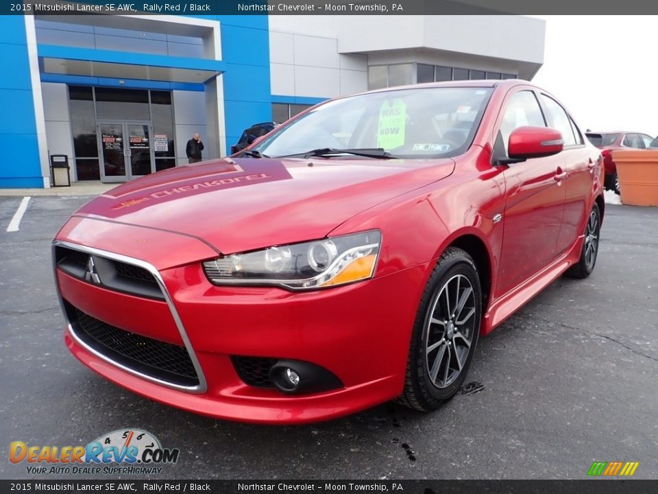 Rally Red 2015 Mitsubishi Lancer SE AWC Photo #2