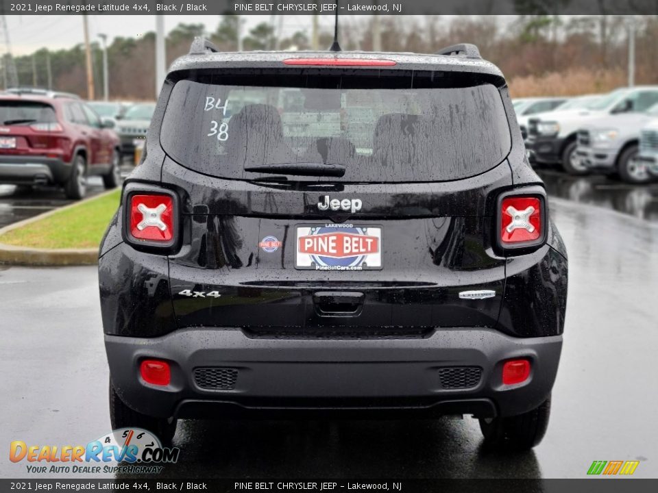 2021 Jeep Renegade Latitude 4x4 Black / Black Photo #7