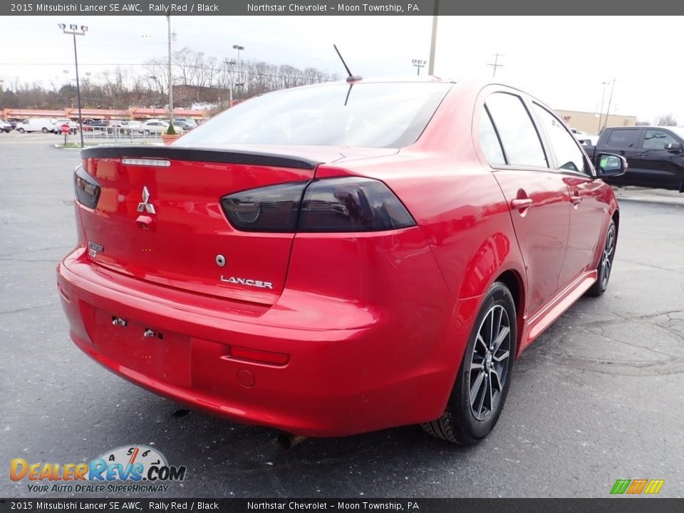 Rally Red 2015 Mitsubishi Lancer SE AWC Photo #7