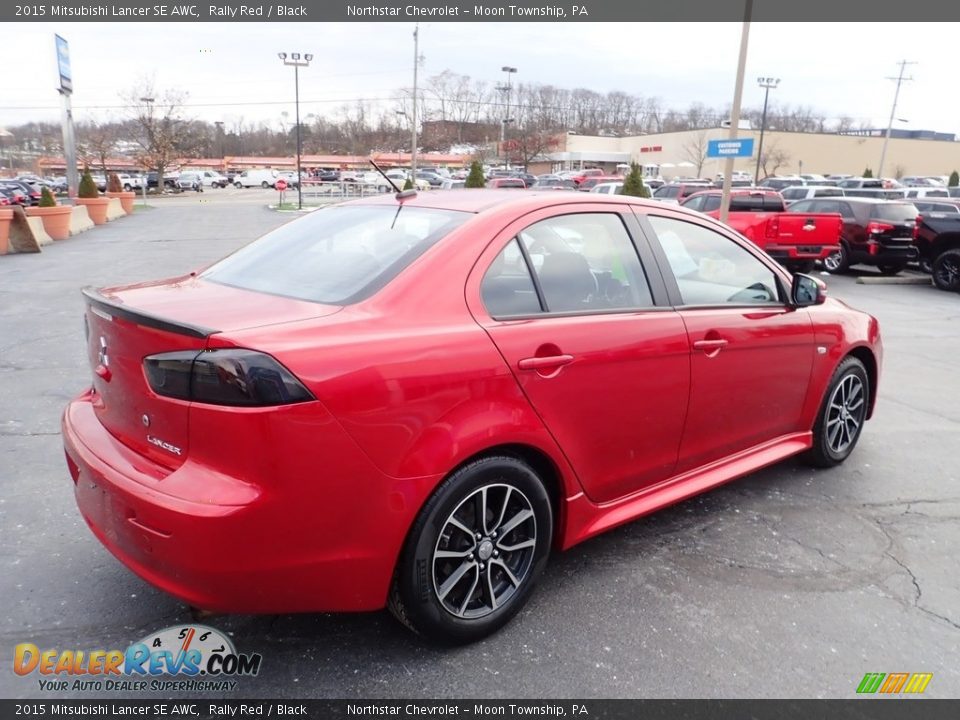 Rally Red 2015 Mitsubishi Lancer SE AWC Photo #8