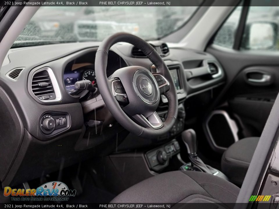 2021 Jeep Renegade Latitude 4x4 Black / Black Photo #13