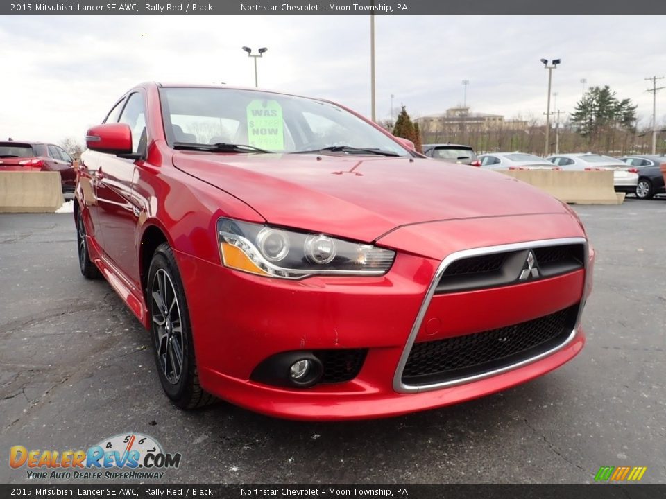 Rally Red 2015 Mitsubishi Lancer SE AWC Photo #11