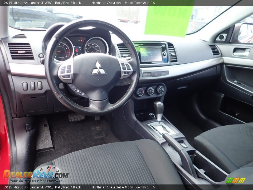 Black Interior - 2015 Mitsubishi Lancer SE AWC Photo #21