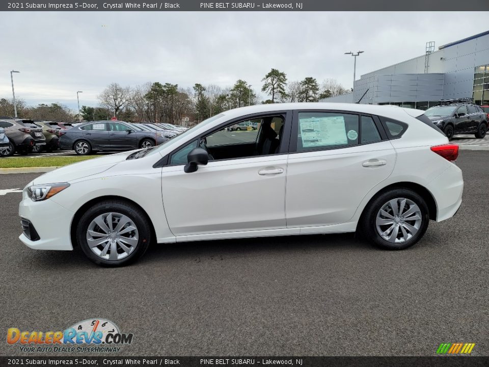 2021 Subaru Impreza 5-Door Crystal White Pearl / Black Photo #4