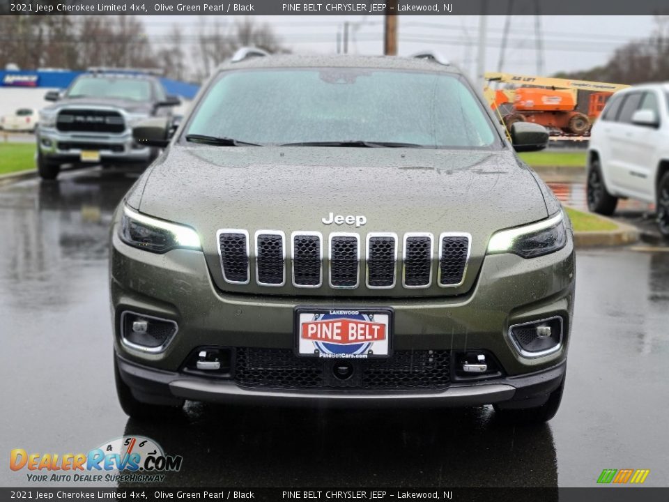 2021 Jeep Cherokee Limited 4x4 Olive Green Pearl / Black Photo #3