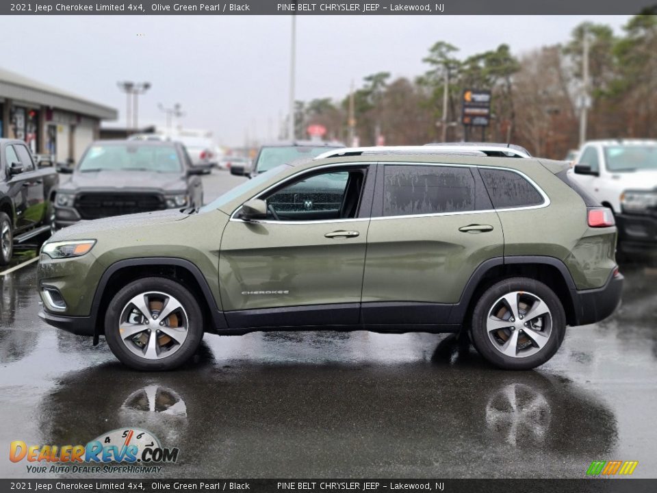 Olive Green Pearl 2021 Jeep Cherokee Limited 4x4 Photo #4