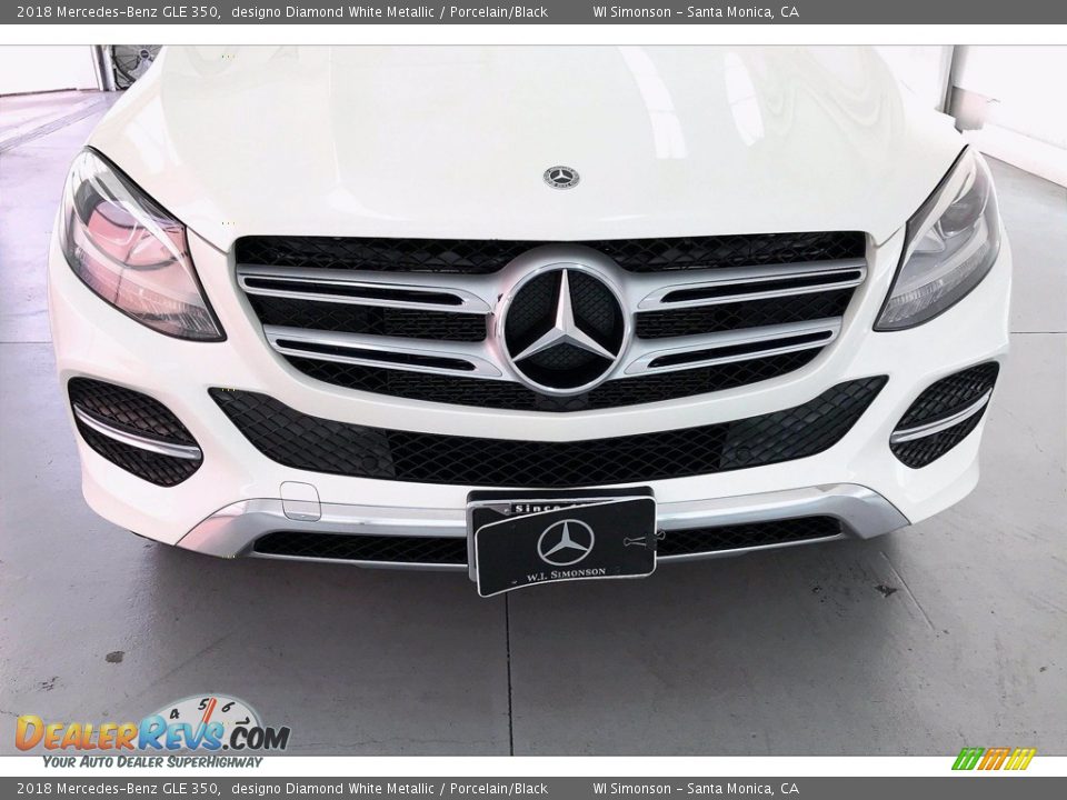 2018 Mercedes-Benz GLE 350 designo Diamond White Metallic / Porcelain/Black Photo #30