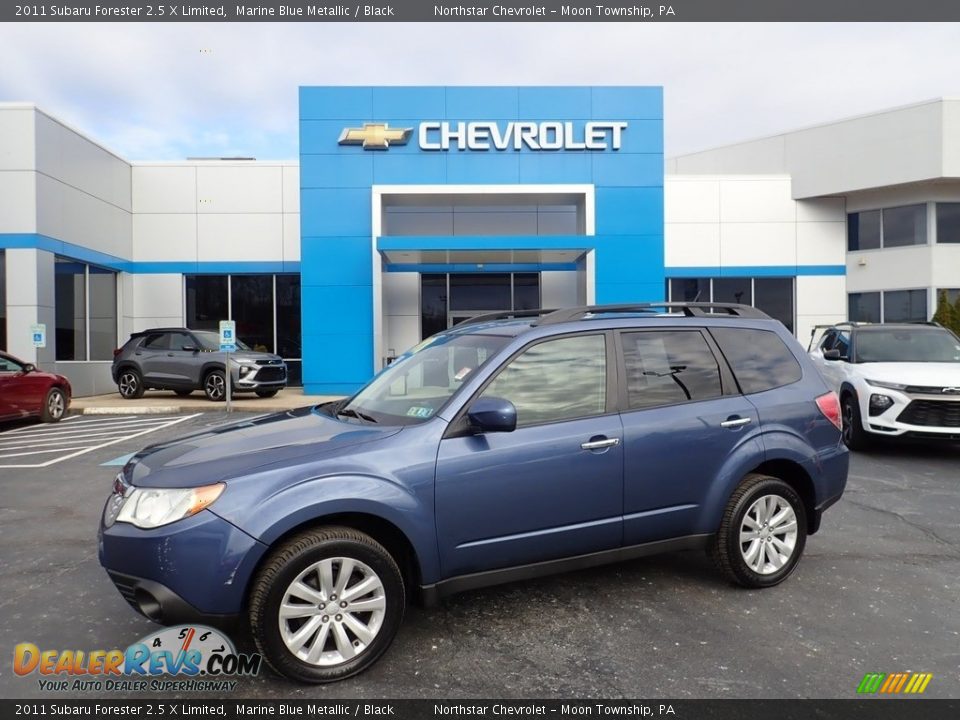 2011 Subaru Forester 2.5 X Limited Marine Blue Metallic / Black Photo #1