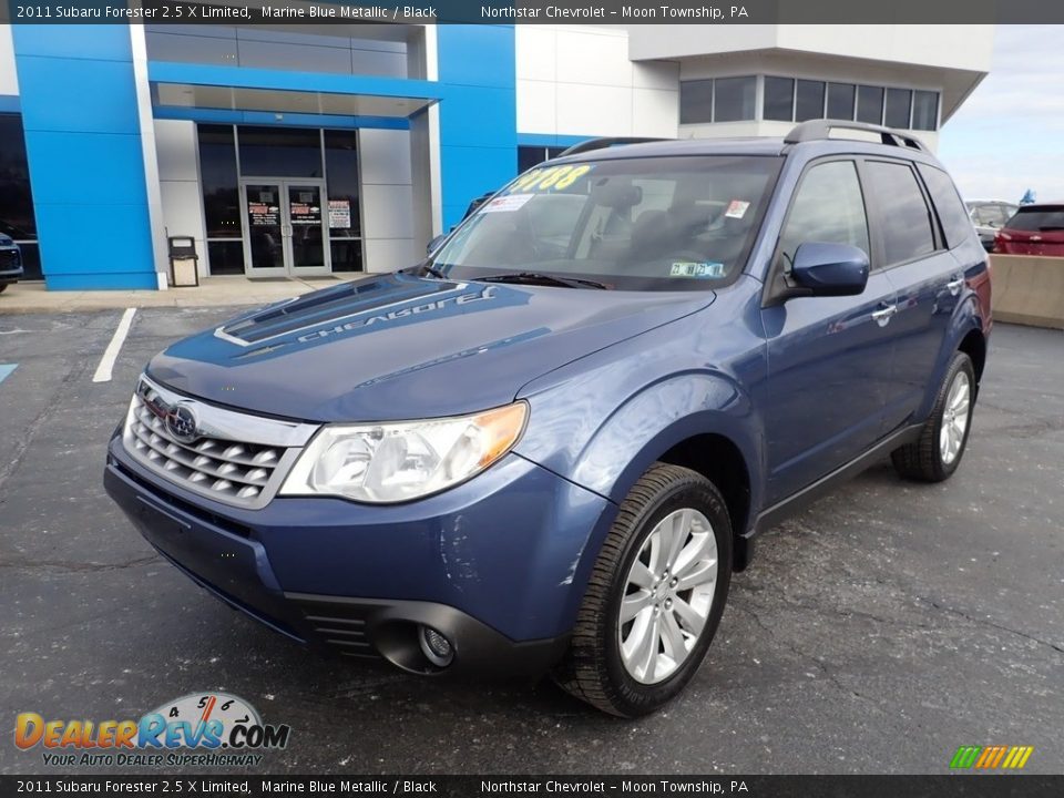 2011 Subaru Forester 2.5 X Limited Marine Blue Metallic / Black Photo #2