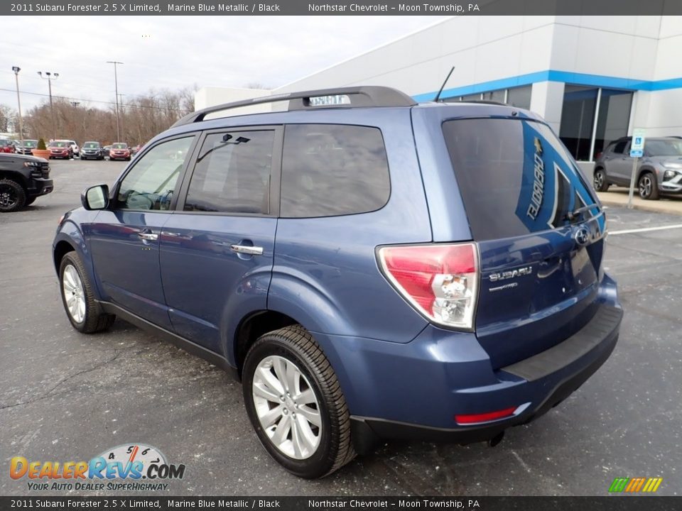 2011 Subaru Forester 2.5 X Limited Marine Blue Metallic / Black Photo #4