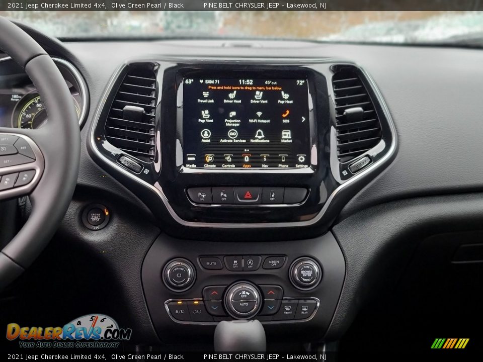 2021 Jeep Cherokee Limited 4x4 Olive Green Pearl / Black Photo #10