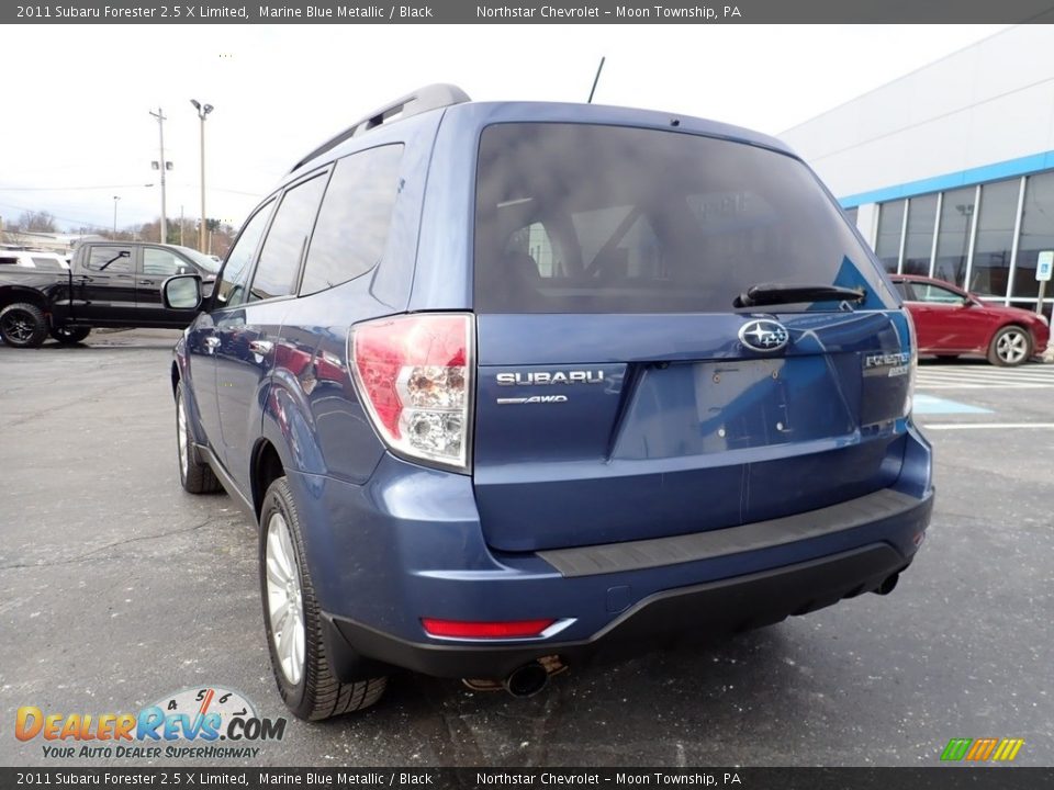 2011 Subaru Forester 2.5 X Limited Marine Blue Metallic / Black Photo #5