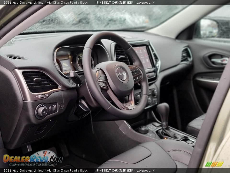2021 Jeep Cherokee Limited 4x4 Olive Green Pearl / Black Photo #13