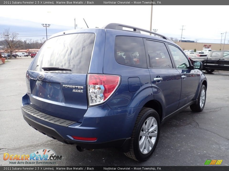 2011 Subaru Forester 2.5 X Limited Marine Blue Metallic / Black Photo #8