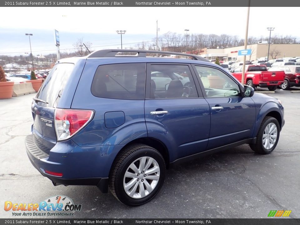 2011 Subaru Forester 2.5 X Limited Marine Blue Metallic / Black Photo #9