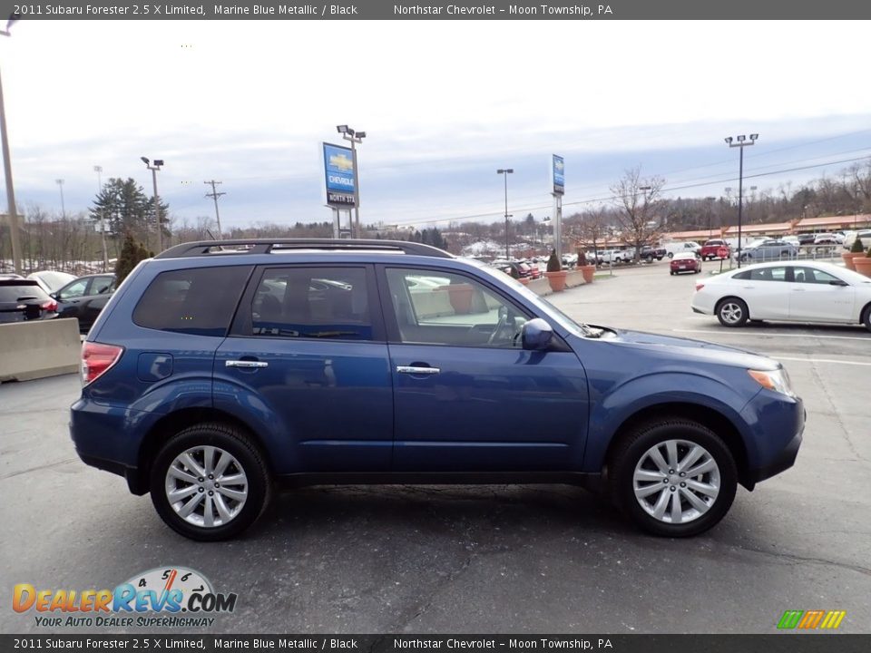 2011 Subaru Forester 2.5 X Limited Marine Blue Metallic / Black Photo #10