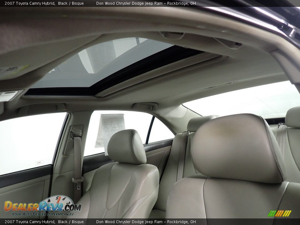 2007 Toyota Camry Hybrid Black / Bisque Photo #2