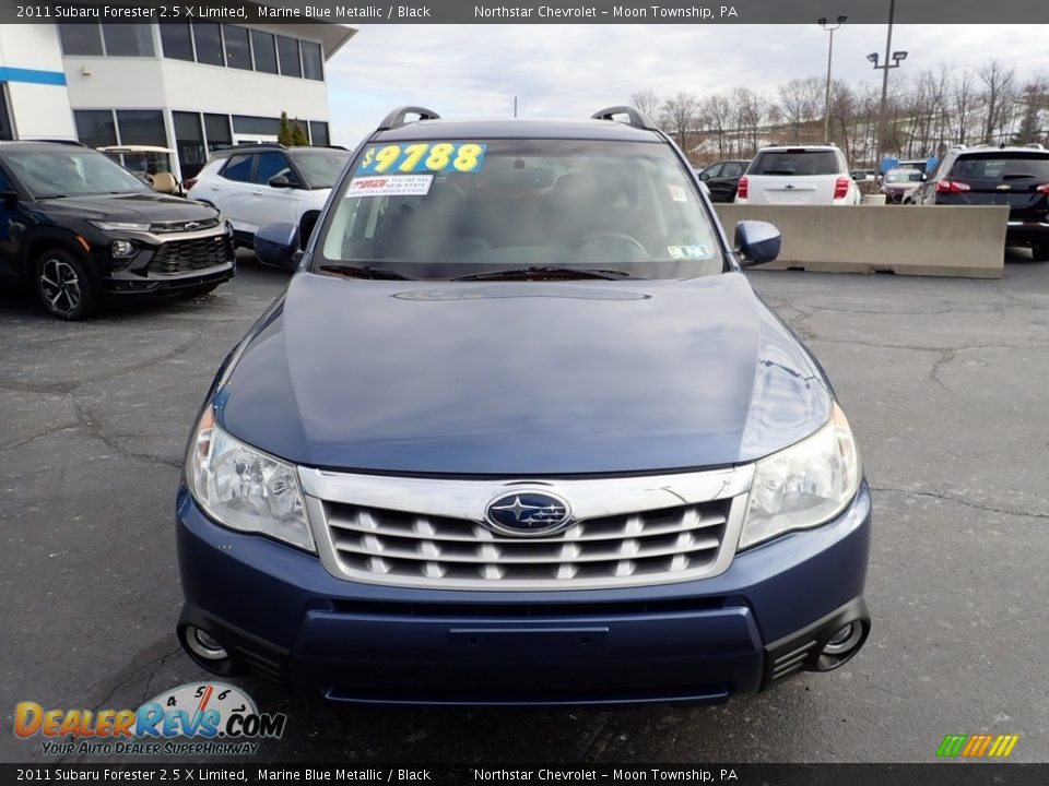 2011 Subaru Forester 2.5 X Limited Marine Blue Metallic / Black Photo #13