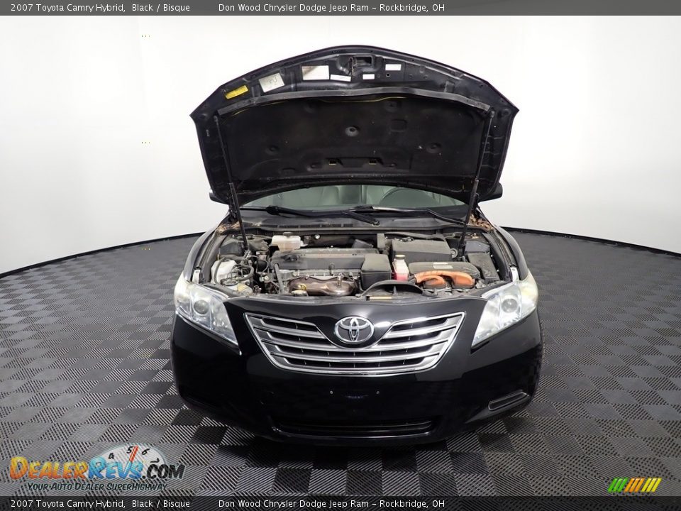 2007 Toyota Camry Hybrid Black / Bisque Photo #7