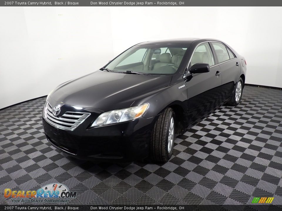 2007 Toyota Camry Hybrid Black / Bisque Photo #9