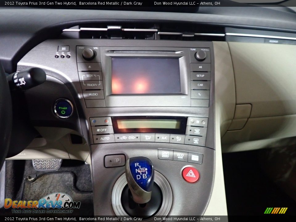 2012 Toyota Prius 3rd Gen Two Hybrid Barcelona Red Metallic / Dark Gray Photo #30