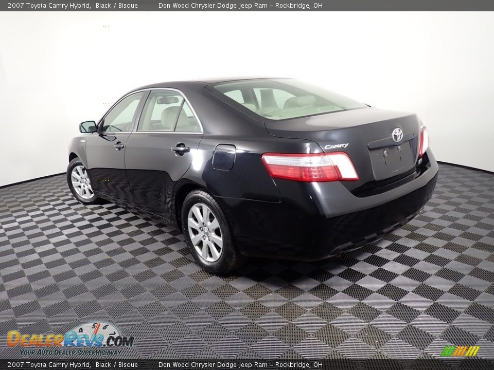 2007 Toyota Camry Hybrid Black / Bisque Photo #12
