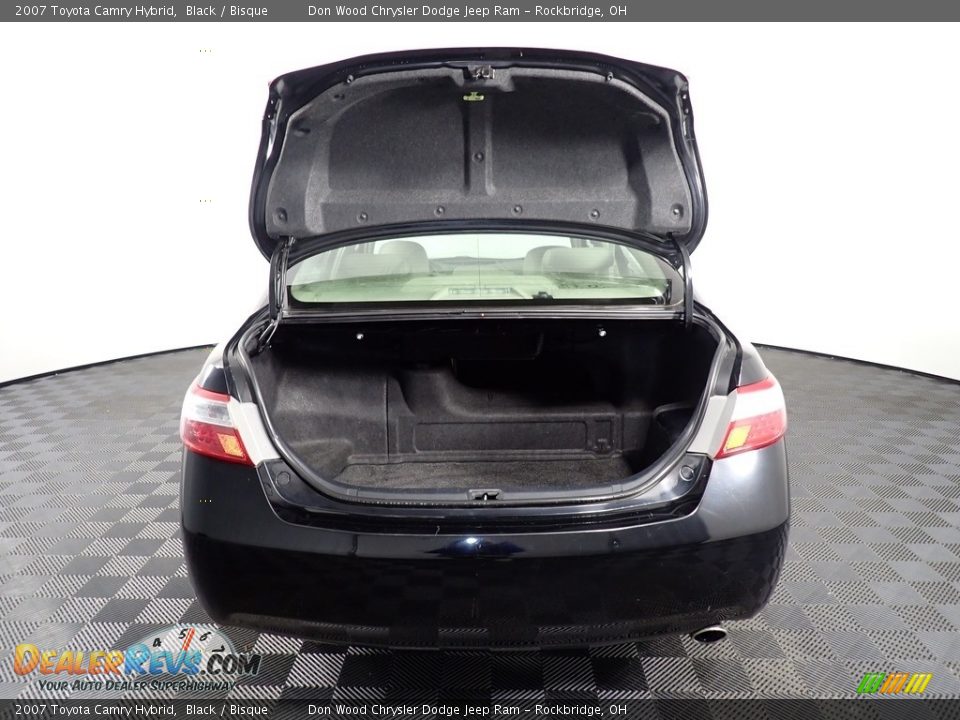 2007 Toyota Camry Hybrid Black / Bisque Photo #14