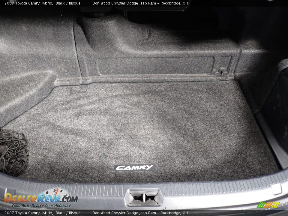 2007 Toyota Camry Hybrid Black / Bisque Photo #15