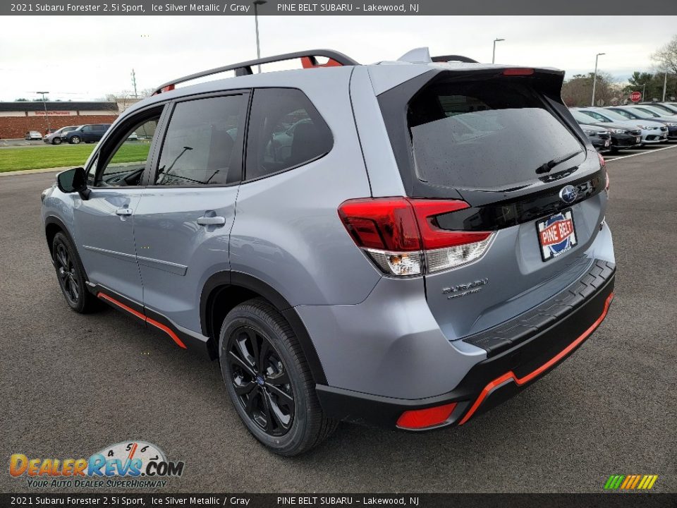 2021 Subaru Forester 2.5i Sport Ice Silver Metallic / Gray Photo #6