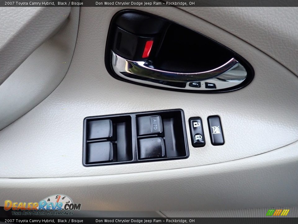 2007 Toyota Camry Hybrid Black / Bisque Photo #19