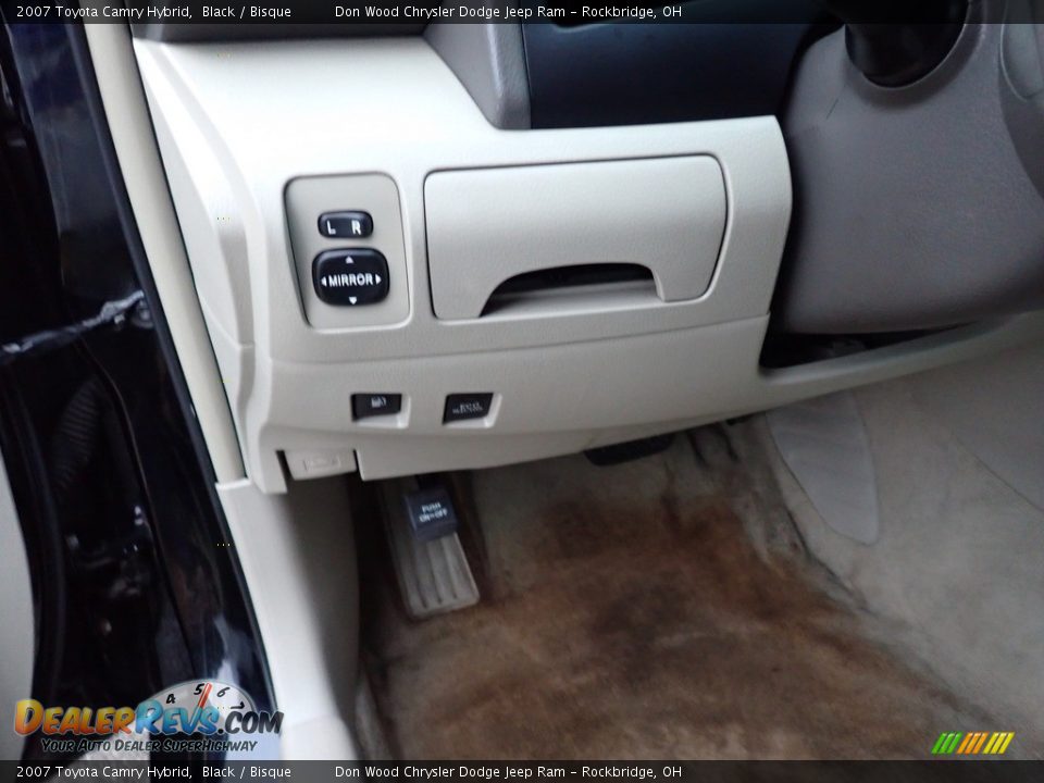 2007 Toyota Camry Hybrid Black / Bisque Photo #20