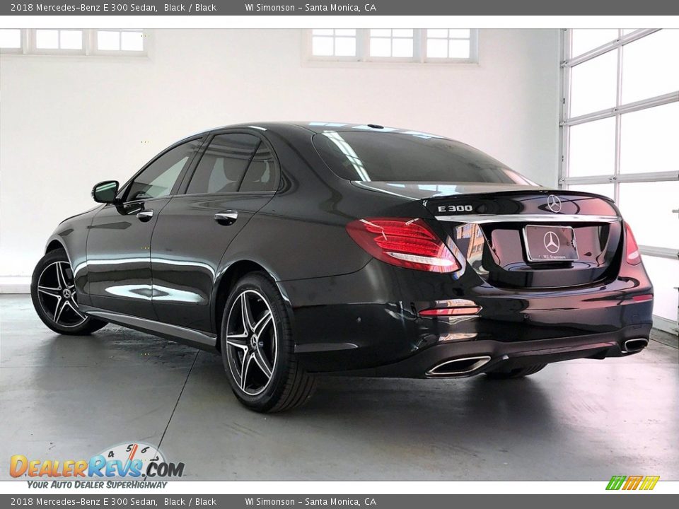 2018 Mercedes-Benz E 300 Sedan Black / Black Photo #10