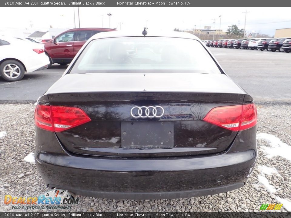 2010 Audi A4 2.0T quattro Sedan Brilliant Black / Black Photo #3