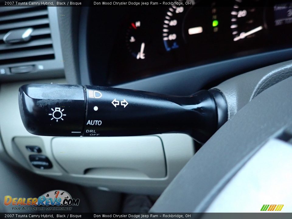 2007 Toyota Camry Hybrid Black / Bisque Photo #24