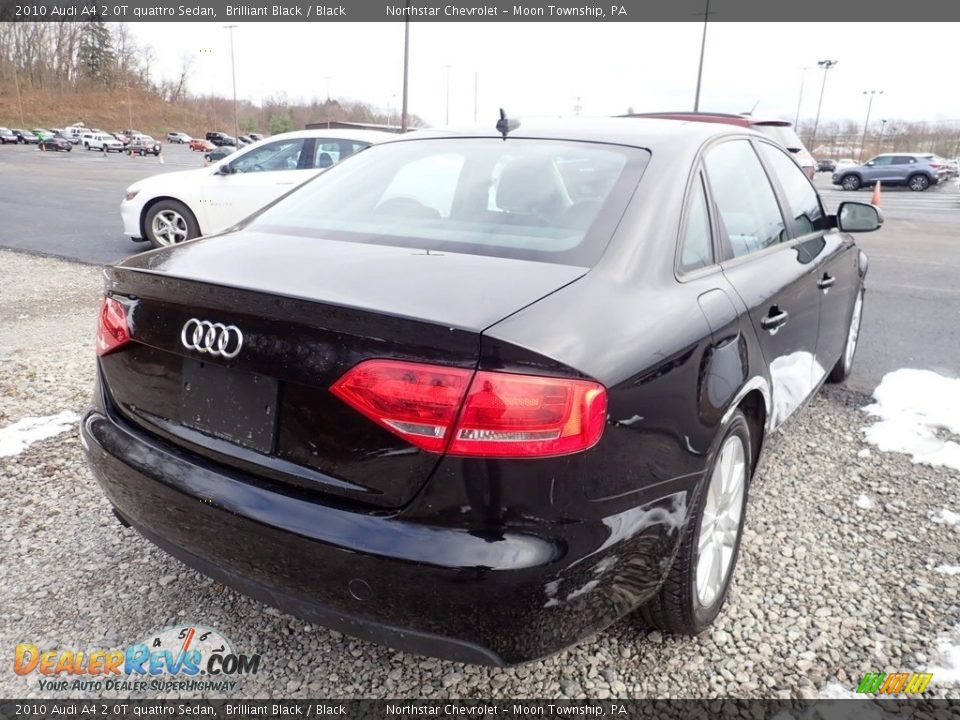 2010 Audi A4 2.0T quattro Sedan Brilliant Black / Black Photo #4