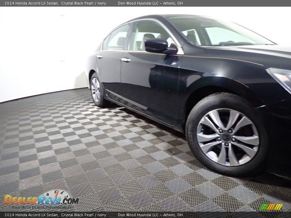 2014 Honda Accord LX Sedan Crystal Black Pearl / Ivory Photo #3
