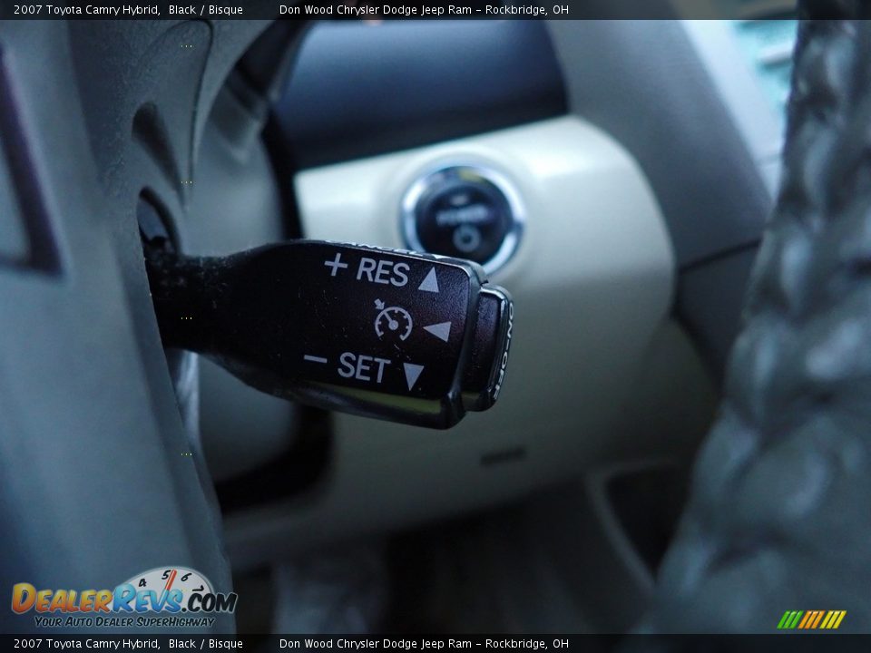 2007 Toyota Camry Hybrid Black / Bisque Photo #26