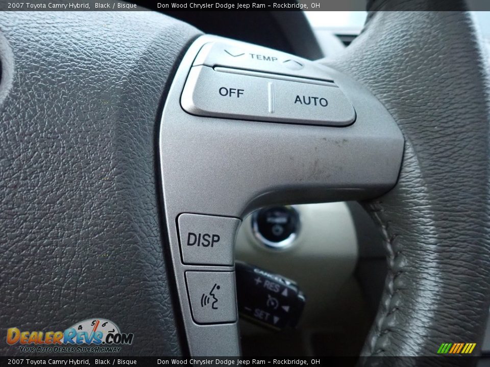 2007 Toyota Camry Hybrid Black / Bisque Photo #27