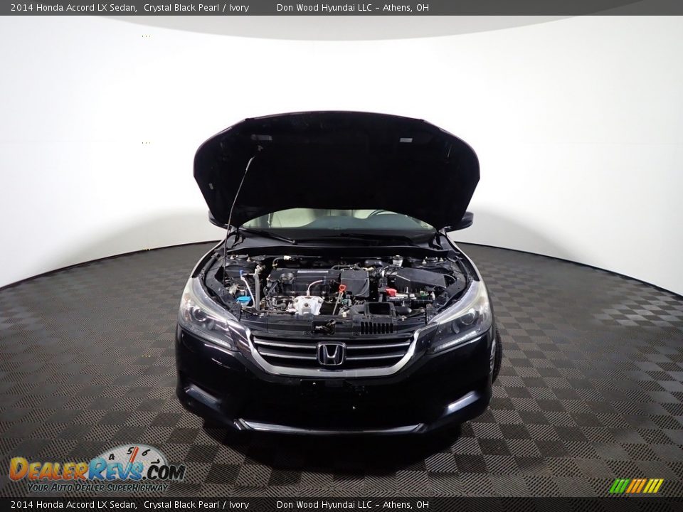 2014 Honda Accord LX Sedan Crystal Black Pearl / Ivory Photo #5