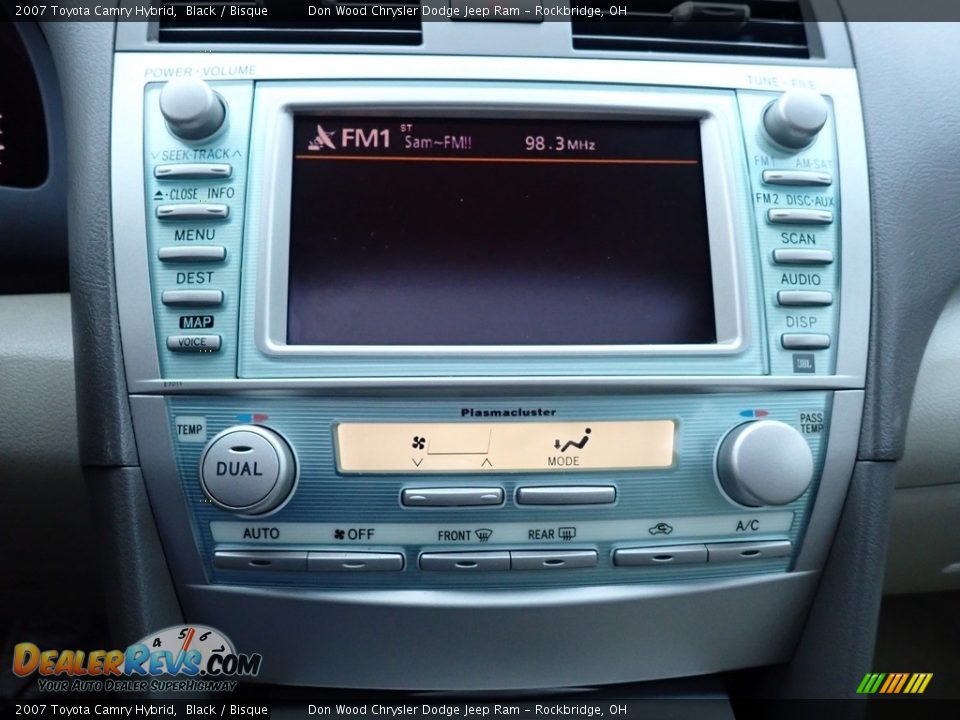 2007 Toyota Camry Hybrid Black / Bisque Photo #29
