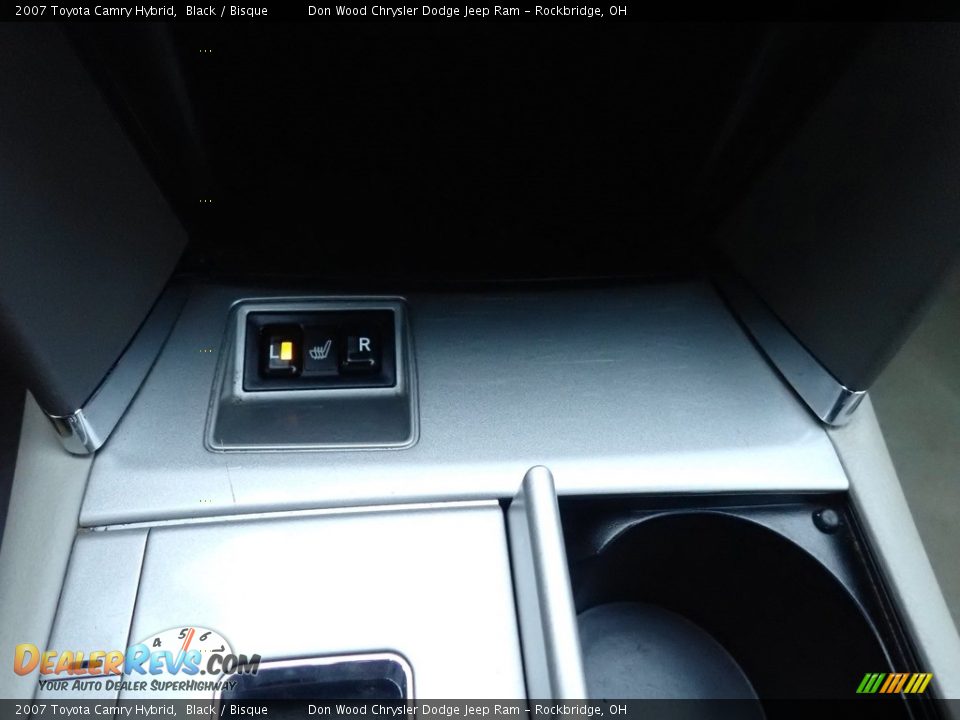 2007 Toyota Camry Hybrid Black / Bisque Photo #30