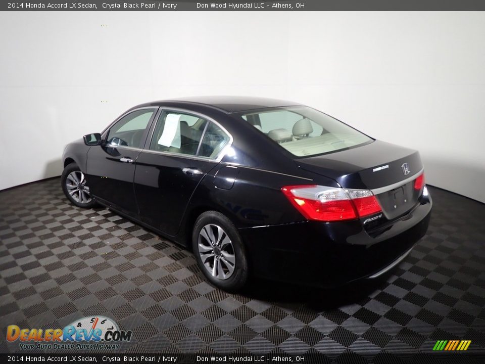 2014 Honda Accord LX Sedan Crystal Black Pearl / Ivory Photo #8