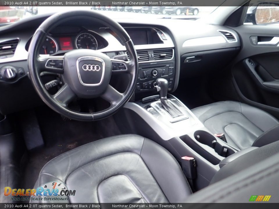 2010 Audi A4 2.0T quattro Sedan Brilliant Black / Black Photo #10